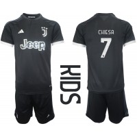 Juventus Federico Chiesa #7 Replica Third Minikit 2023-24 Short Sleeve (+ pants)
